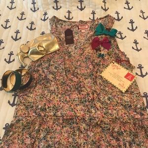 So Cute Avoca Silk Dress - anthropology - size 2